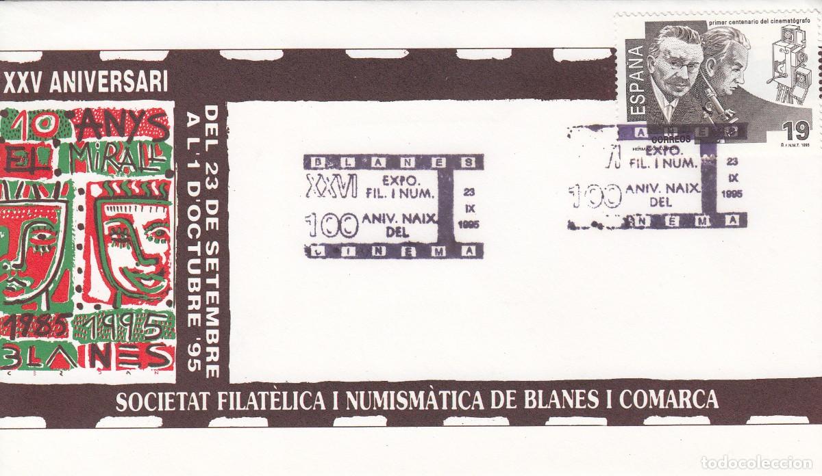 Sellos: 1995 - MATASELLOS 100 ANIVER. DEL CINEMA - BLANES
