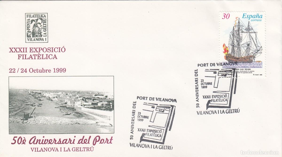Sellos: 1999 - MATASELLOS 50 ANIVERSARI DEL PORT DE VILANOVA I LA GELTR&Uacute; -