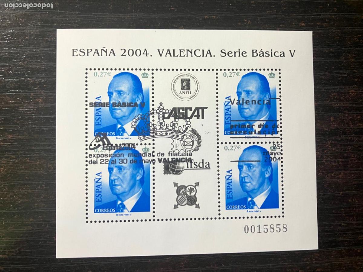 Stamps: HB Espa&ntilde;a 2004 Valencia - Edifil 4088 - HB Juan Carlos I 2004