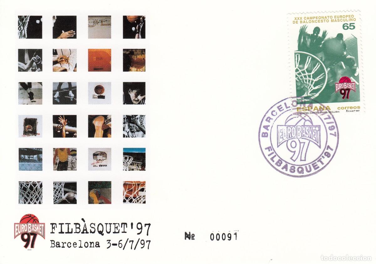 Sellos: 1997 MATASELLOS EUROBASKET -97 - BARCELONA