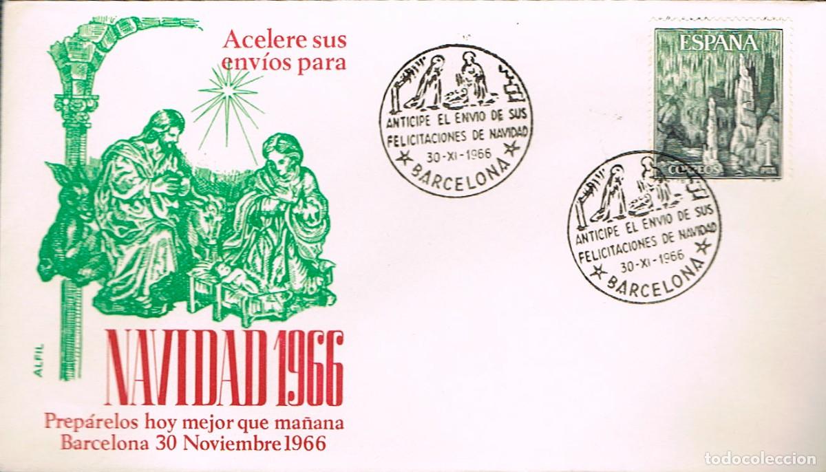 Sellos: A&ntilde;o 1966, Anticipe el envio de sus felicitaciones de Navidad, en sobre de alfil