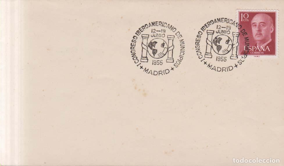 Sellos: 1955 edifil 1143 SPD Congreso Iberoamericano de Municipios Madrid (E11305)