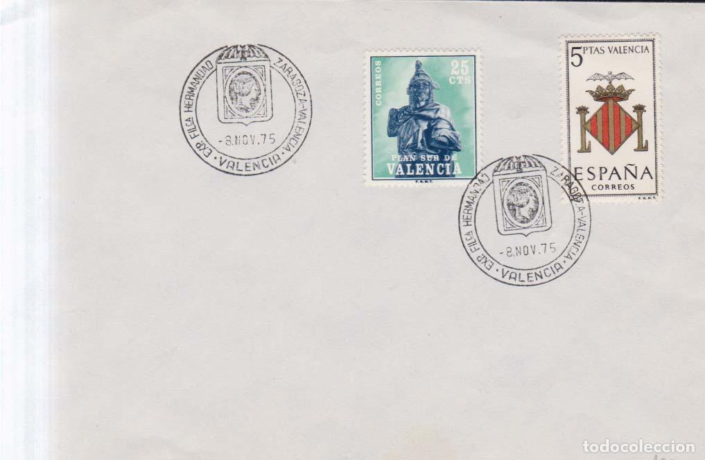 Sellos: 1975 edifil 1697 SPD Expo Filatelica Hermandad Zaragoza Valencia (E11306)