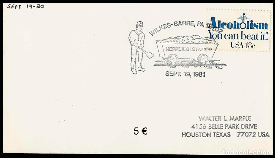 Sellos: MATASELLOS - CANCELS - USA - MINERIA 1981