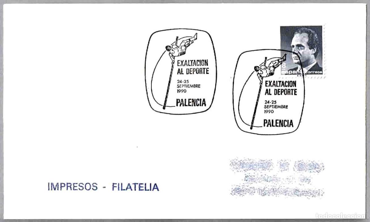 Sellos: Matasellos EXALTACION AL DEPORTE. Palencia 1990