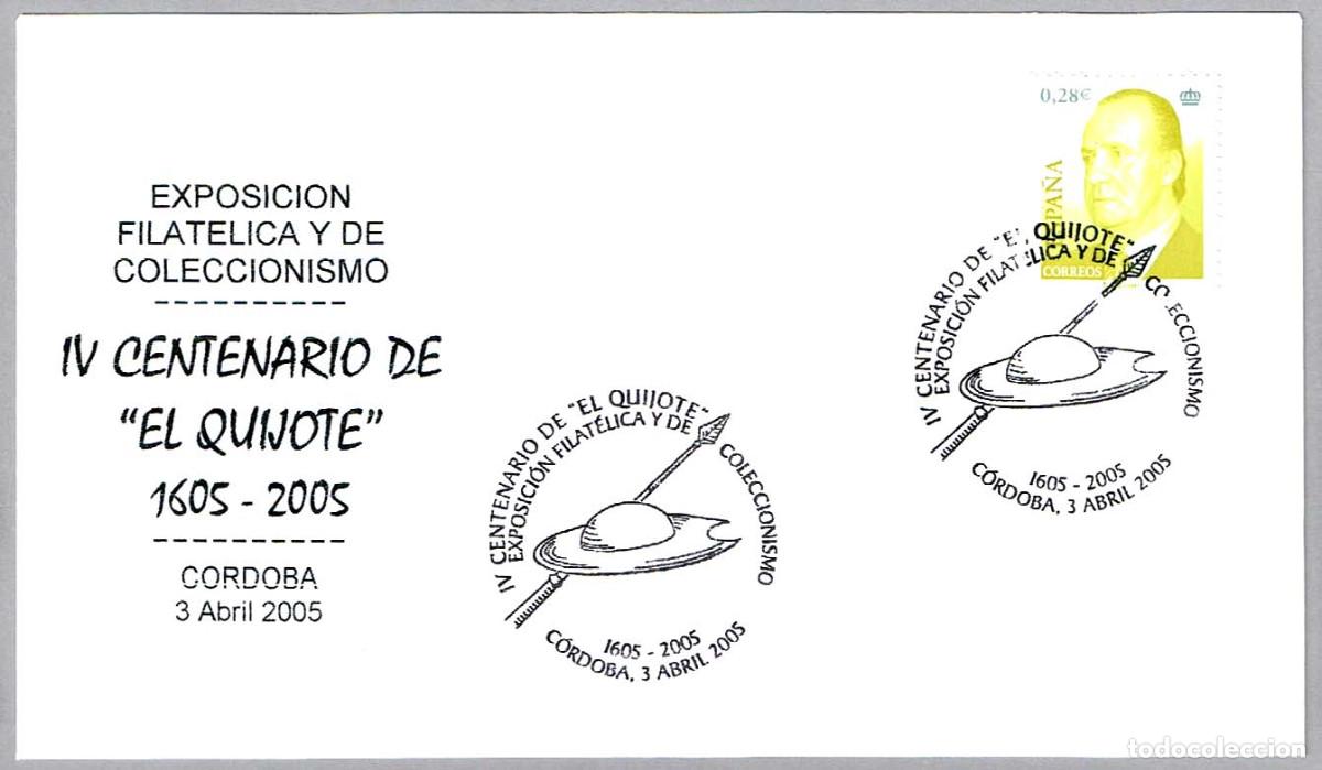 Sellos: Matasellos IV CENTENARIO DE EL QUIJOTE. Cordoba, Andalucia, 2005