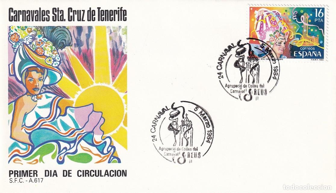 Sellos: SPD Reus 1984 Carnavales de Santa Cruz de Tenerife - Fiestas populares - Agrupaci&oacute; Colles Carnaval