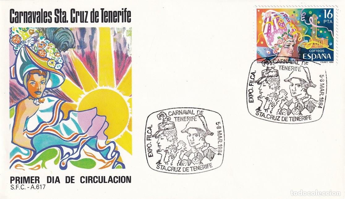 Sellos: SPD 1984 Carnavales de Santa Cruz de Tenerife - Fiestas populares - Carnaval de Tenerife - Exp Flca.