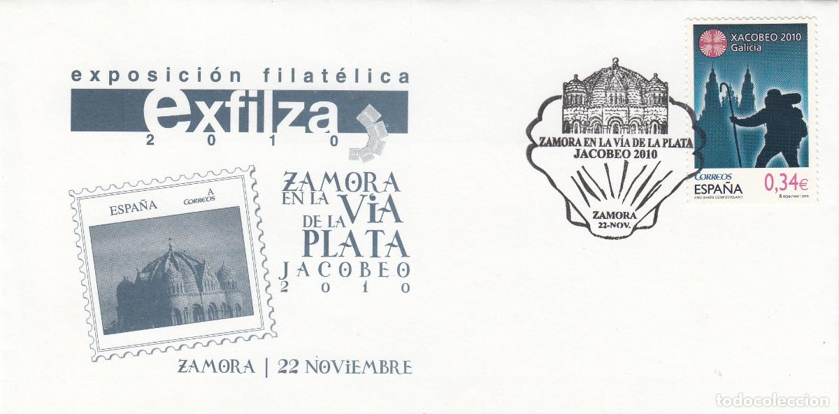 Sellos: 2010 MATASELLOS EXFILZA 2010 - ZAMORA EN LA VIA DE LA PLATA - JACOBEO -
