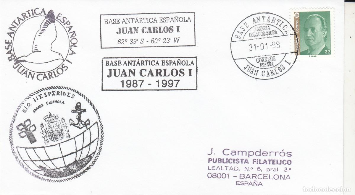 Sellos: 1999 - FILATELIA POLAR - BASE ANT&Aacute;RTICA JUAN CARLOS I - HESP&Eacute;RIDES