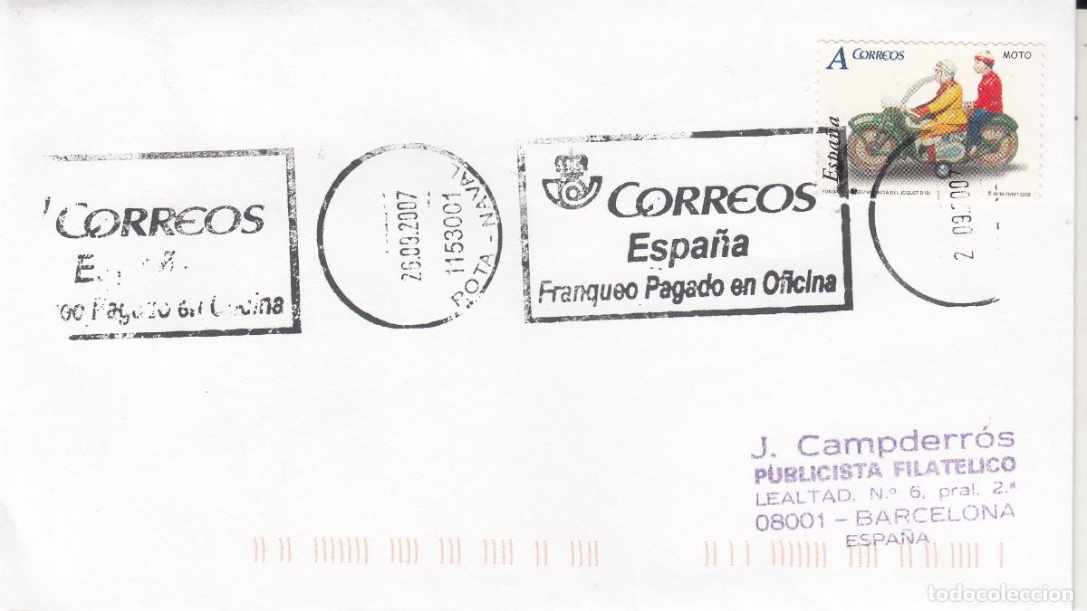 Sellos: 2007 - MATASELLOS DE RODILLO ROTA NAVAL