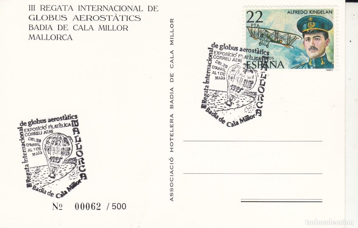 Sellos: 1995- MATASELLOS REGATA INTERNACIONAL DE GLOBOS AEROST&Aacute;TICOS -CALA MILLOR - MALLORCA
