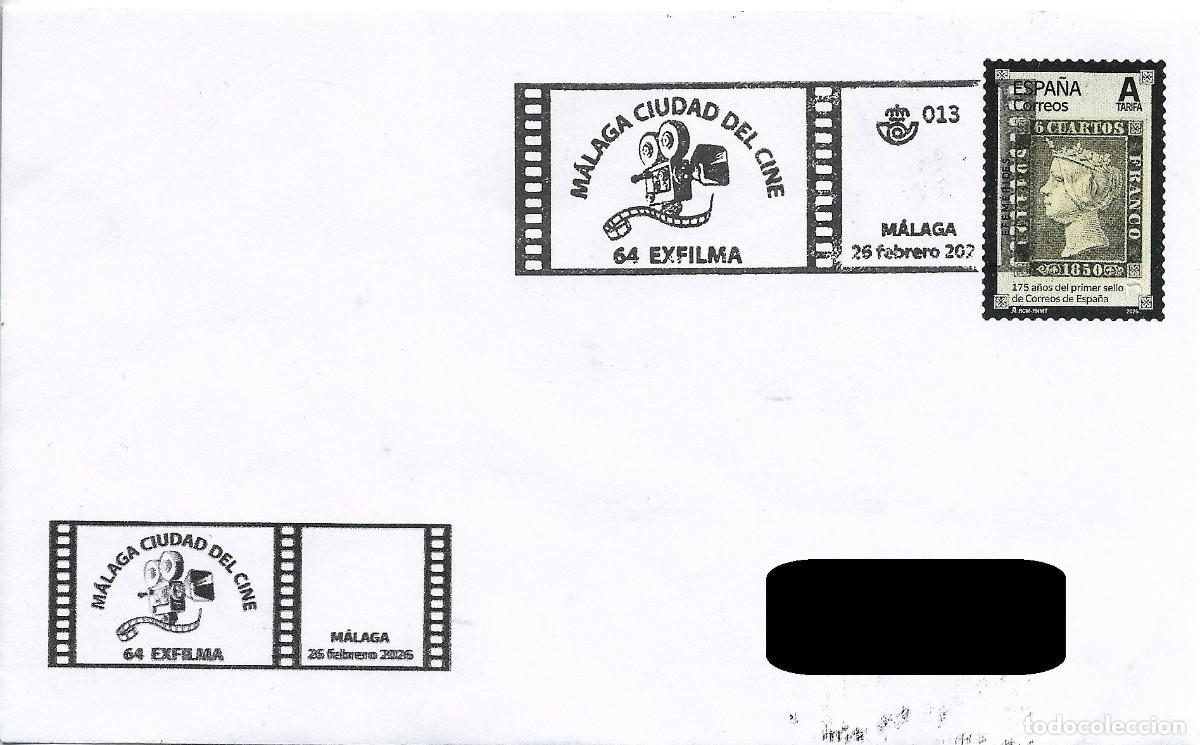 Sellos: ESPA&Ntilde;A. MATASELLOS ESPECIAL. MALAGA CIUDAD DEL CINE. 2026