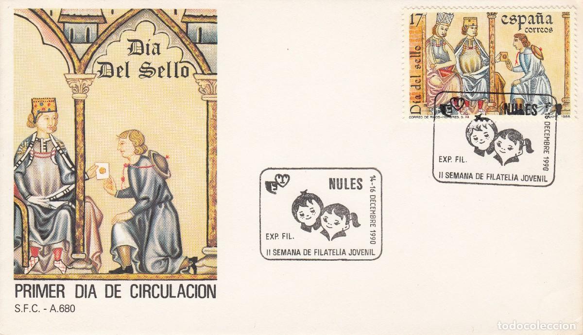 Sellos: MATASELLOS II SEMANA DE FILATELIA JUVENIL - NULES - 1990