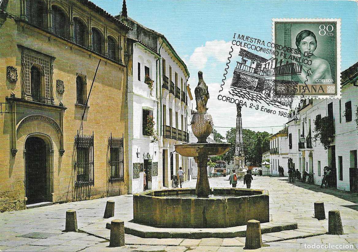 Sellos: POSADA DEL POTRO I MUESTRA COLECCIONISMO FILATELICO, CORDOBA 1989. MATASELLOS EN TARJETA RARO ASI