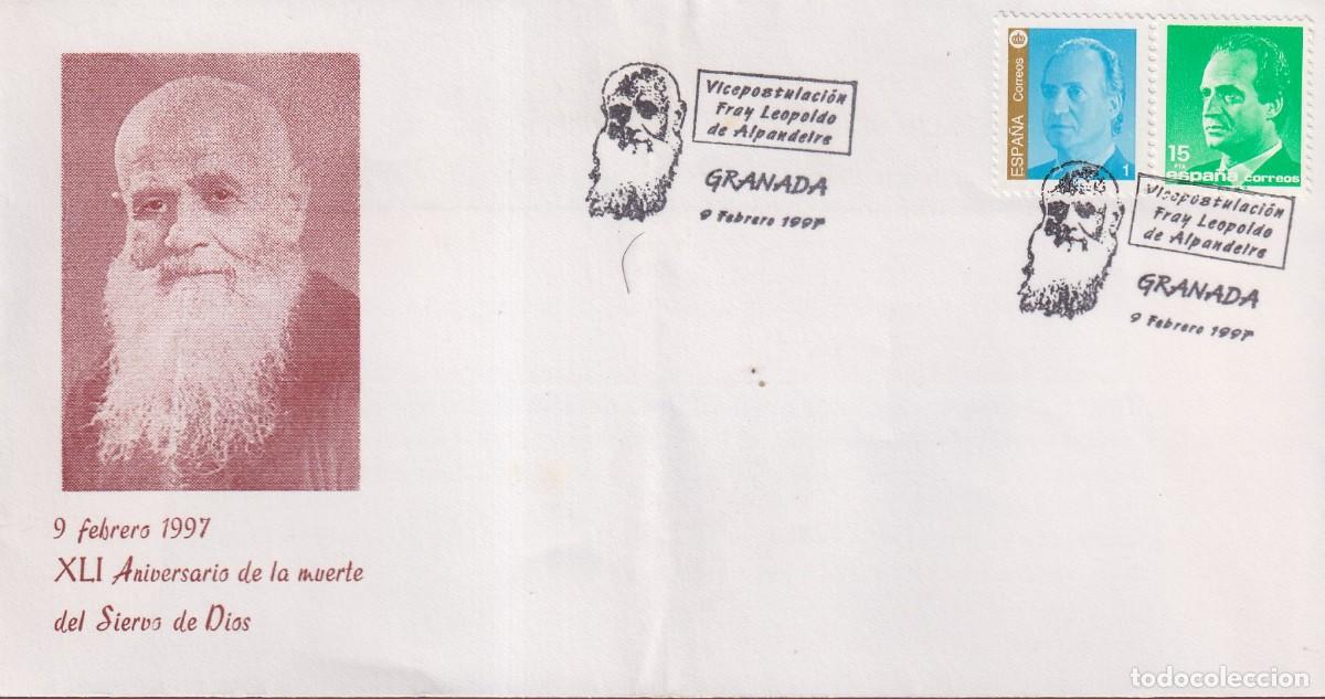 Sellos: GRANADA 1997 - VICEPOSTULACION FRAY LEOPOLDO DE ALPANDEIRE - XLI ANIVERSARIO DE LA MUERTE