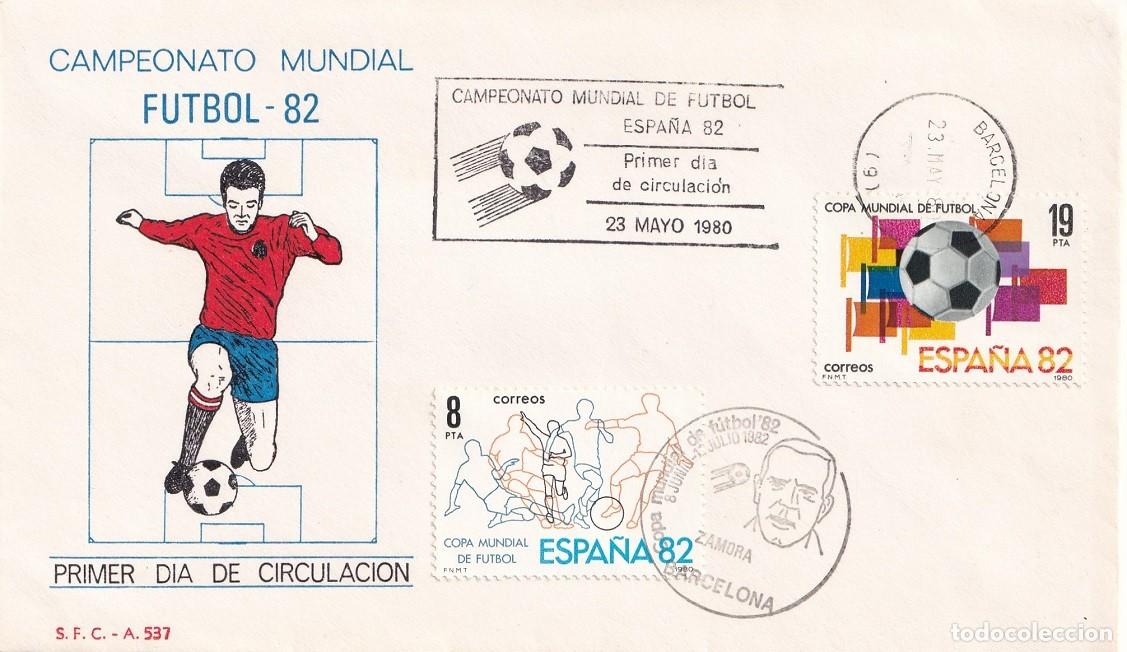 Sellos: SPD Barcelona 1982 Espa&ntilde;a'82 - Campeonato Mundial de F&uacute;tbol Espa&ntilde;a 82 - Zamora - Copa mundial f&uacute;tbol