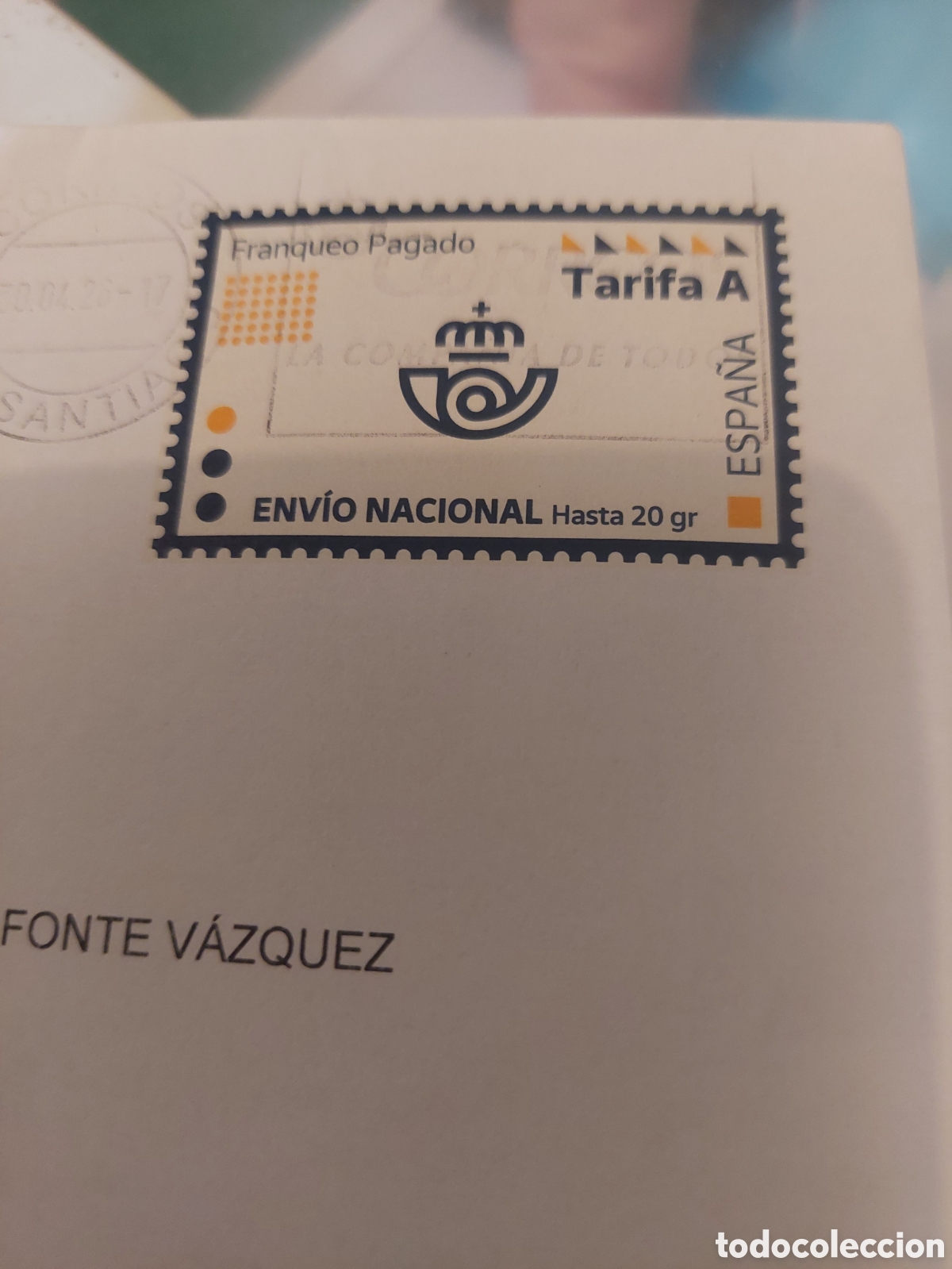 Sellos: Sobre matasellos env&iacute;o nacional preimpreso rarofa A lugo
