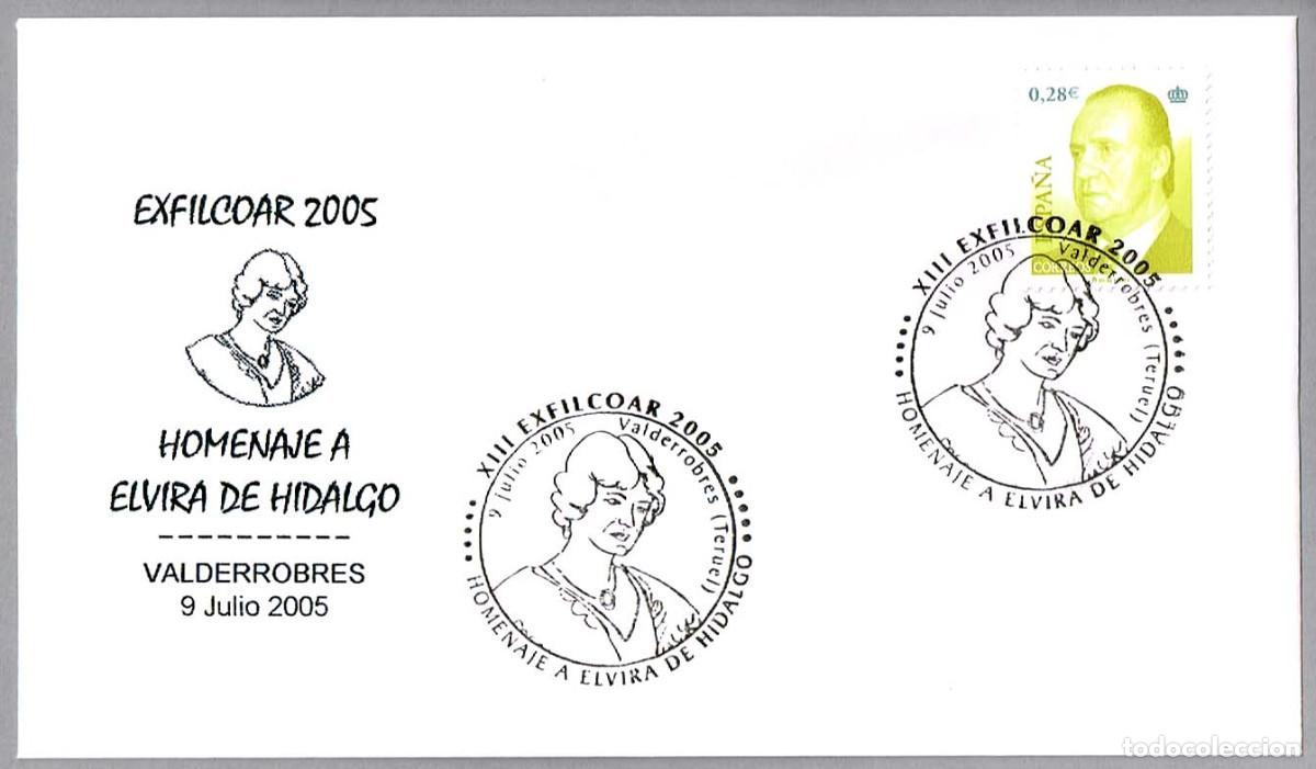 Sellos: Matasellos HOMENAJE A ELVIRA DE HIDALGO. Valderrobres, Teruel, Aragon, 2005