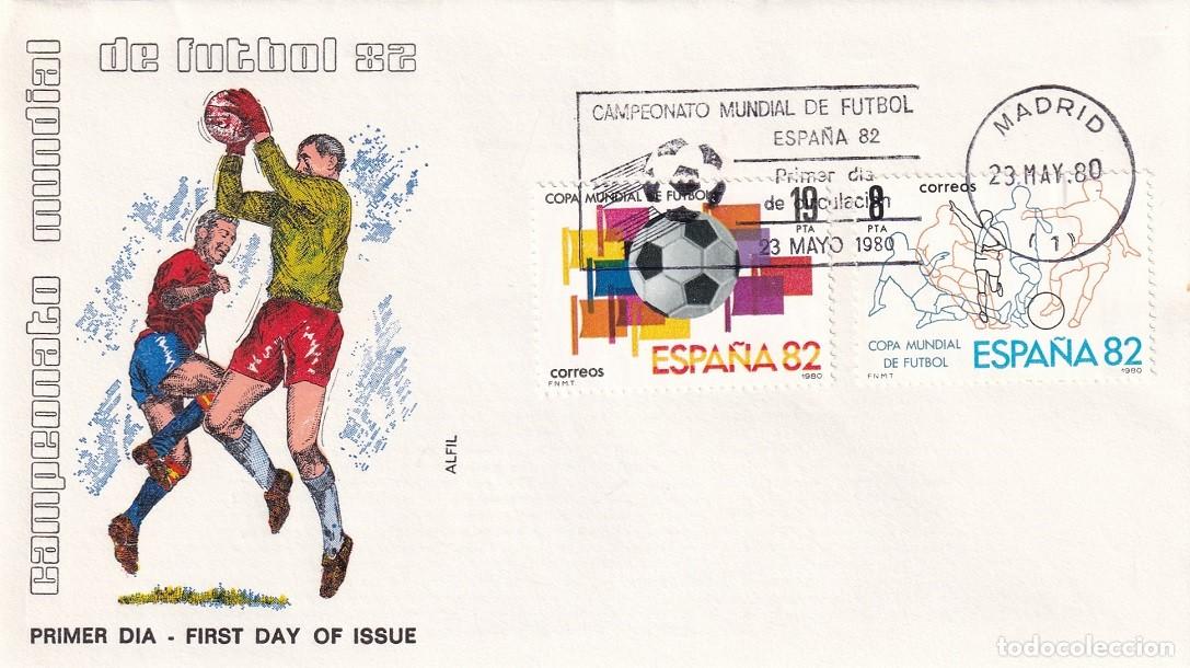 Sellos: SPD Madrid 1980 en Alfil / Campeonato Mundial de F&uacute;tbol 82 - 1980: Copa Mundial de F&uacute;tbol - FDC