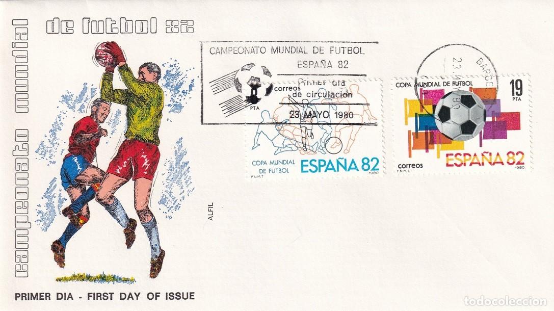 Sellos: SPD Barcelona 1980 en Alfil / Campeonato Mundial de F&uacute;tbol 82 - 1980: Copa Mundial de F&uacute;tbol - FDC