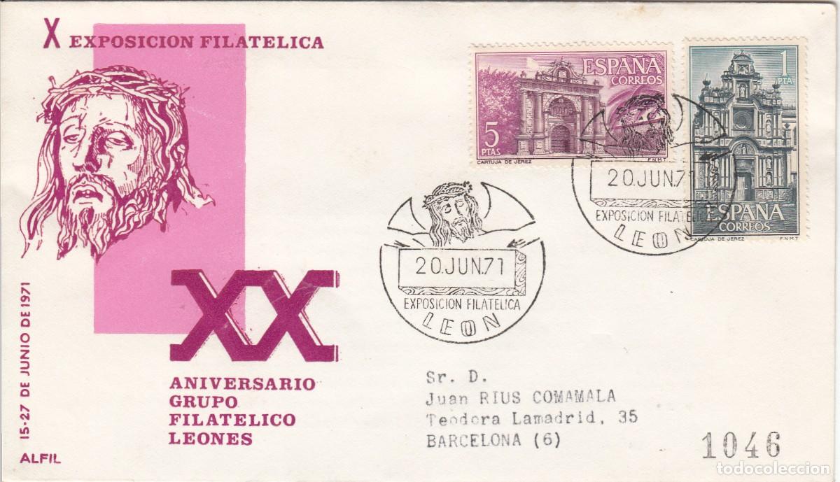 Sellos: MATASELLOS SEMANA SANTA - EXPOSICI&Oacute;N FILAT&Eacute;LICA LE&Oacute;N - 1971