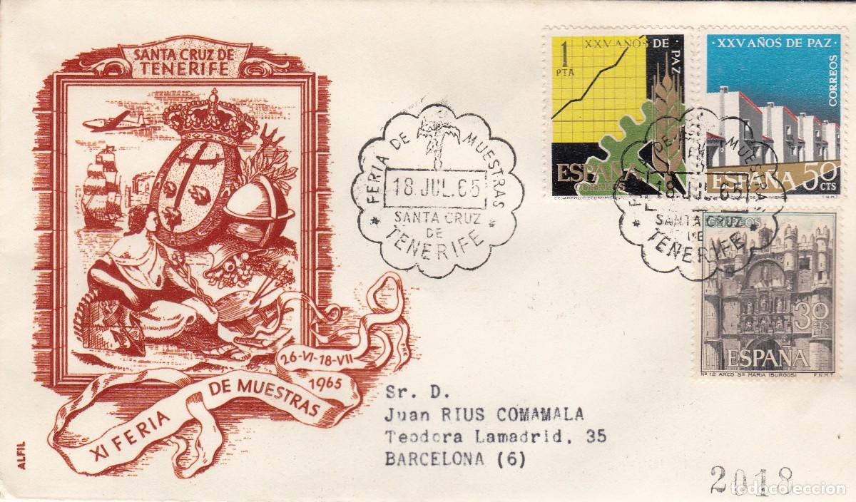 Sellos: MATASELLOS FERIA DE MUESTRAS - SANTA CRUZ DE TENERIFE - 1965