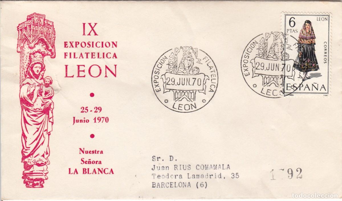 Sellos: MATASELLOS EXPOSICI&Oacute;N FILAT&Eacute;LICA - LE&Oacute;N - 1970