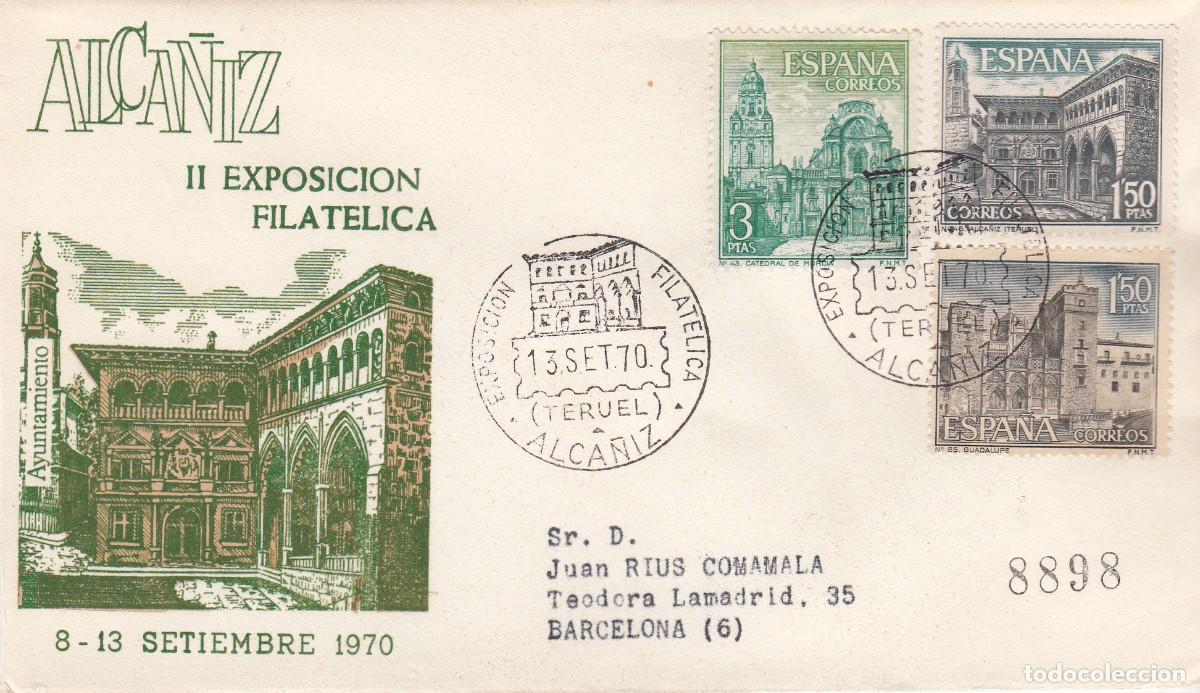 Sellos: MATASELLOS EXPOSICI&Oacute;N FILAT&Eacute;LICA ALCA&Ntilde;IZ (TERUEL) - 1970