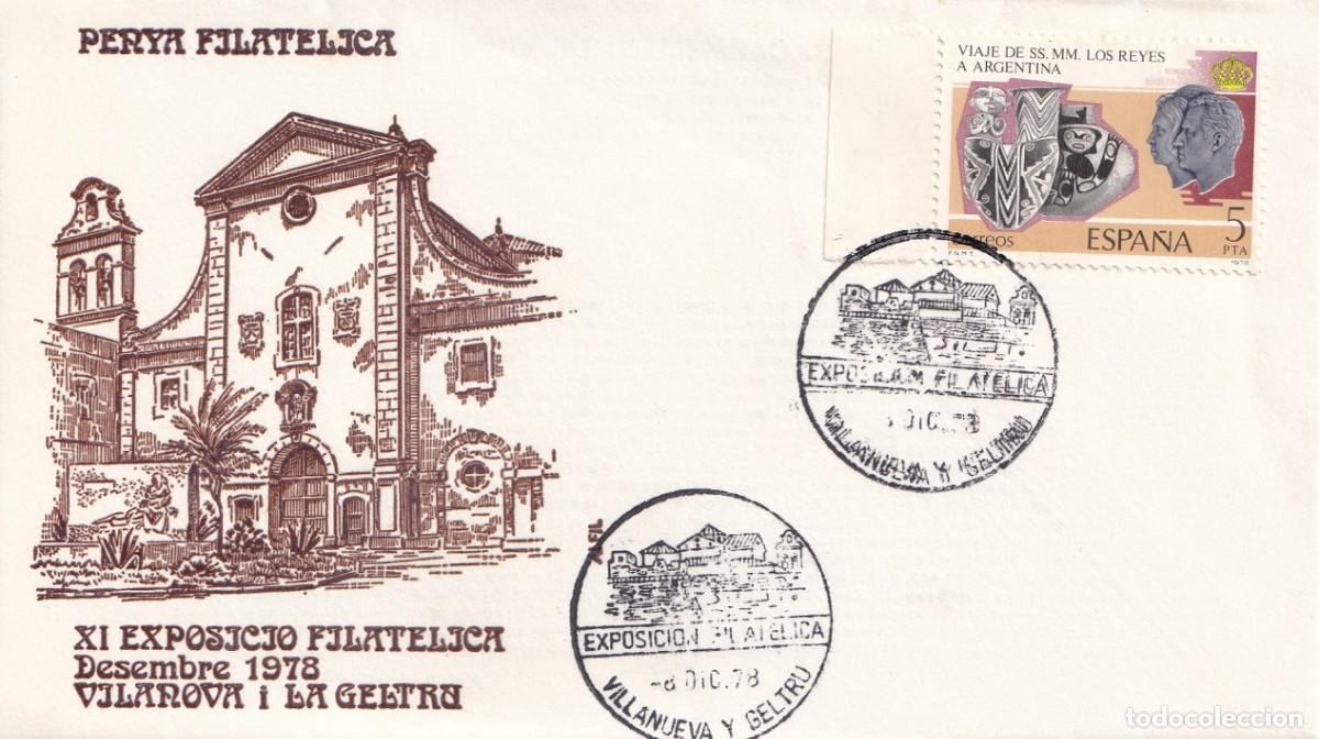 Sellos: Sobre Alfil Vilanova i la Geltr&uacute; 1978 XI Exposici&oacute; Filat&egrave;lica Penya Filat&egrave;lica - Villanueva y Geltr&uacute;