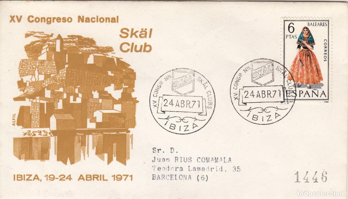 Sellos: MATASELLOS CONGRESO NACIONAL SKAL CLUB - 1971