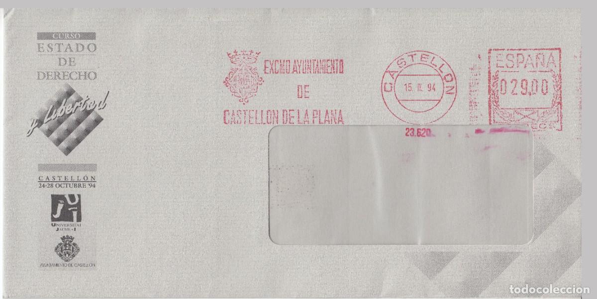 Sellos: 1994 FRANQUEO MECANICO EXCMO AYUNTAMIENTO DE CASTELLON DE LA PLANA N&ordm; 23620