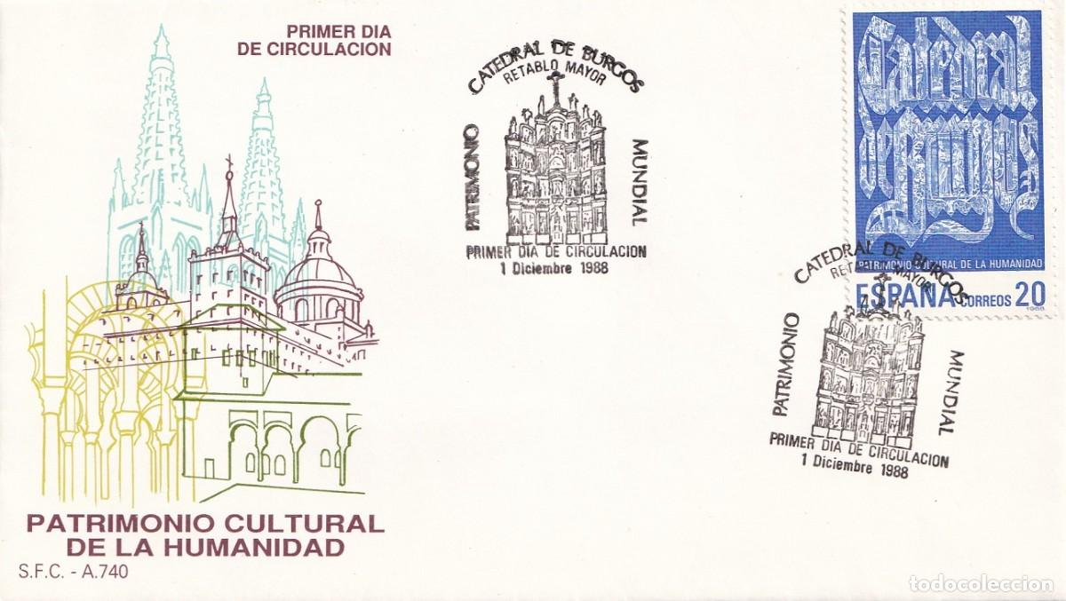 Sellos: SPD 1988 - Catedral de Burgos Retablo Mayor Patrimonio Mundial - Patrimonio Cultural de la Humanidad
