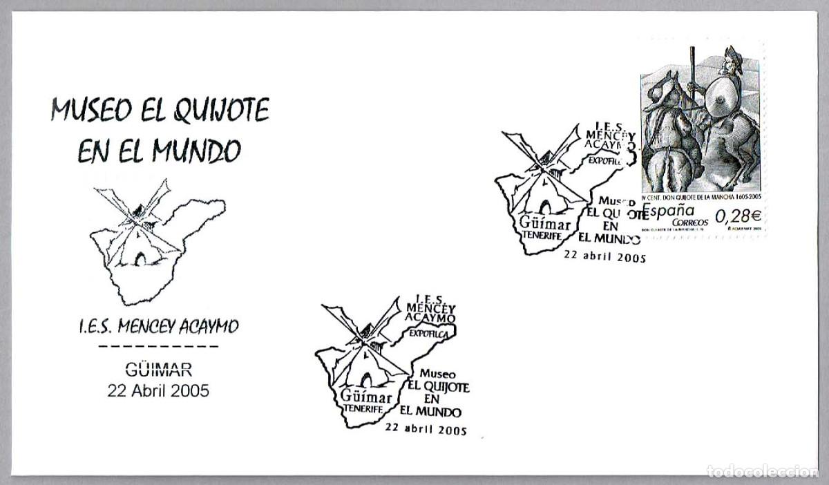 Sellos: Matasellos MUSEO DE QUIJOTE EN EL MUNDO. G&uuml;imar, Canarias, 2005