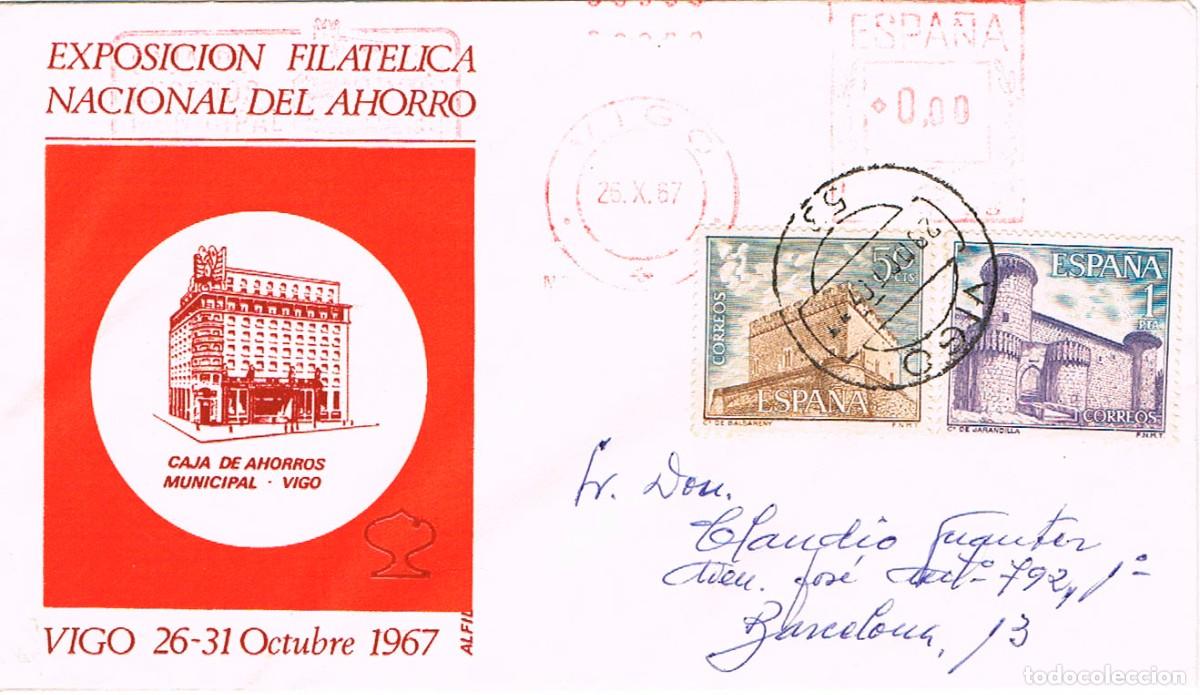 Sellos: A&Ntilde;O 1967, VIGO, EXPOSICION FILATELICA DEL AHORRO