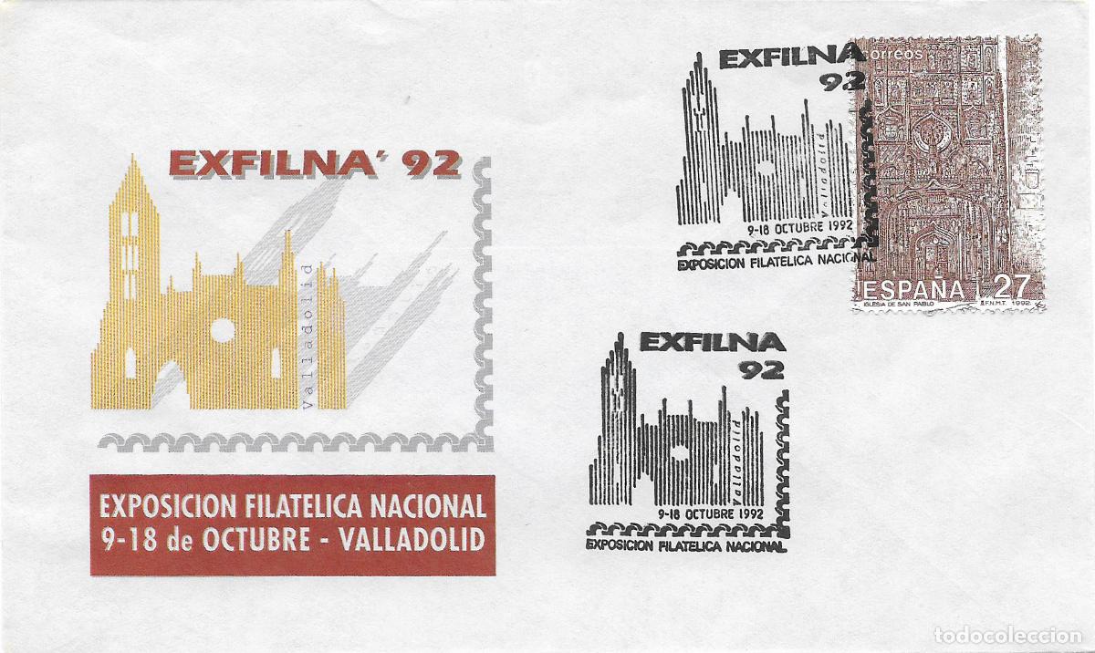 Sellos: S.P.D. Exfilna' 92 de Valladolid