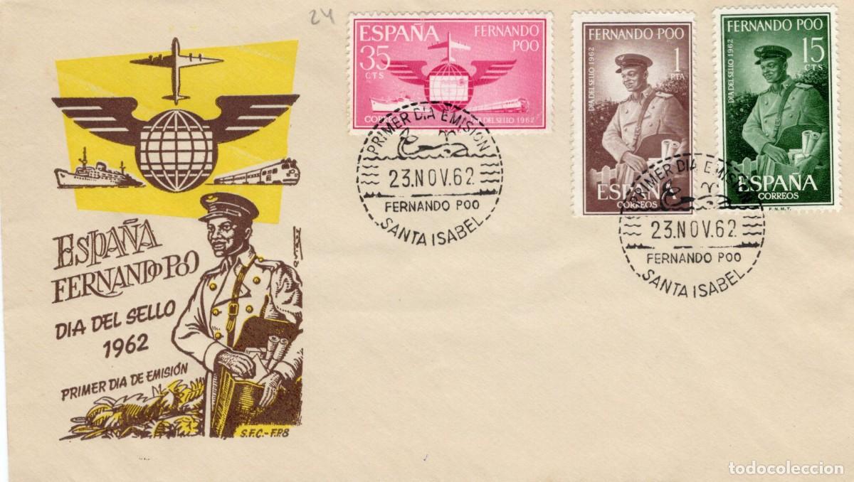 Briefmarken: SC9 Sobre del primer d&iacute;a no circulado FERNANDO POO a&ntilde;o 1962 v.c. 2.25 &euro;