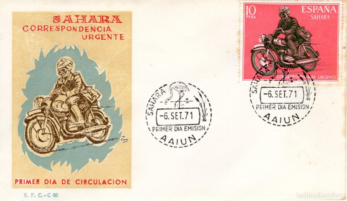 Selos: SC228 Sobre del primer d&iacute;a no circulado SAHARA a&ntilde;o 1971 v.c. 1.75 &euro;