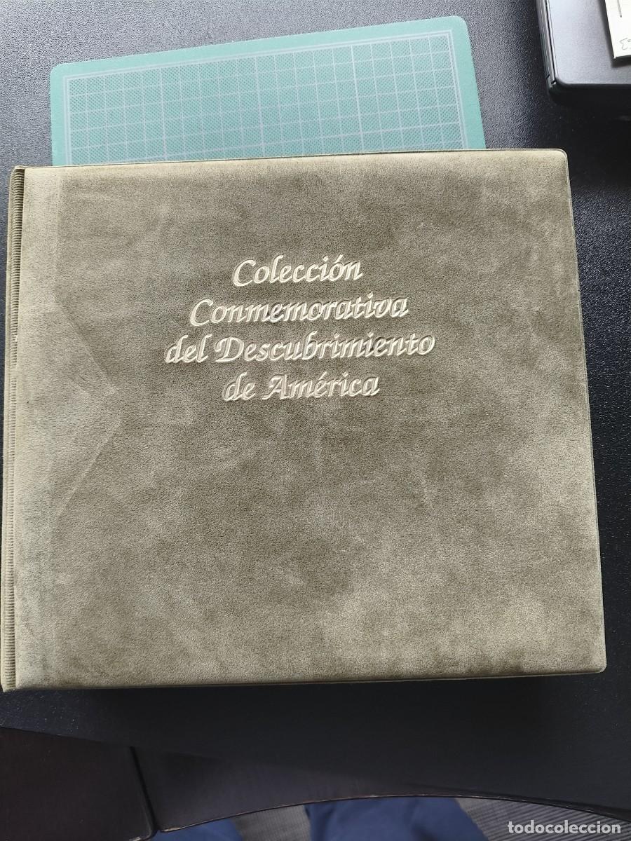 Briefmarken: COLECCI&Oacute;N CONMEMORATIVA DEL DESCUBRIMIENTO DE AM&Eacute;RICA QUINTO CENTENARIO SELLOS DE ORO DE 22 KILATES