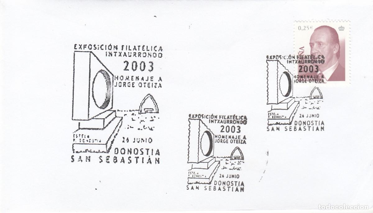 Sellos: MATASELLOS EXPOS. FILAT&Eacute;LICA INTXAURRONDO - DONOSTIA - SAN SEBASTIAN -2003