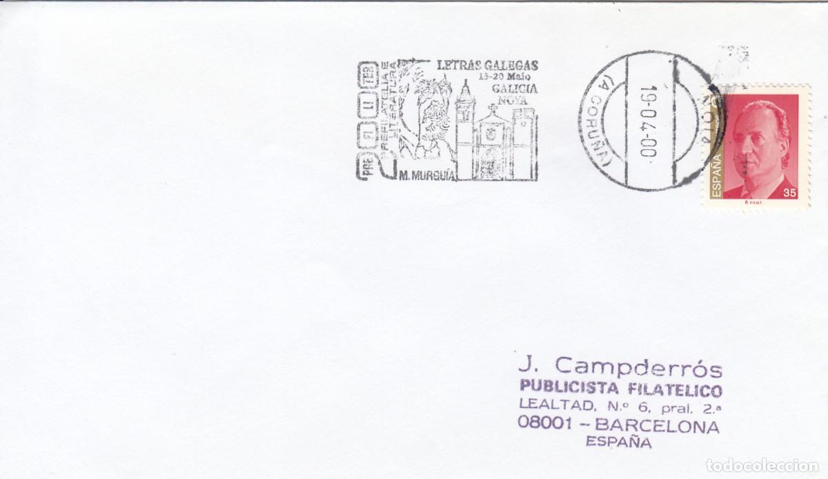 Sellos: GALICIA - MATASELLOS LETRAS GALEGAS - NOIA - 2000