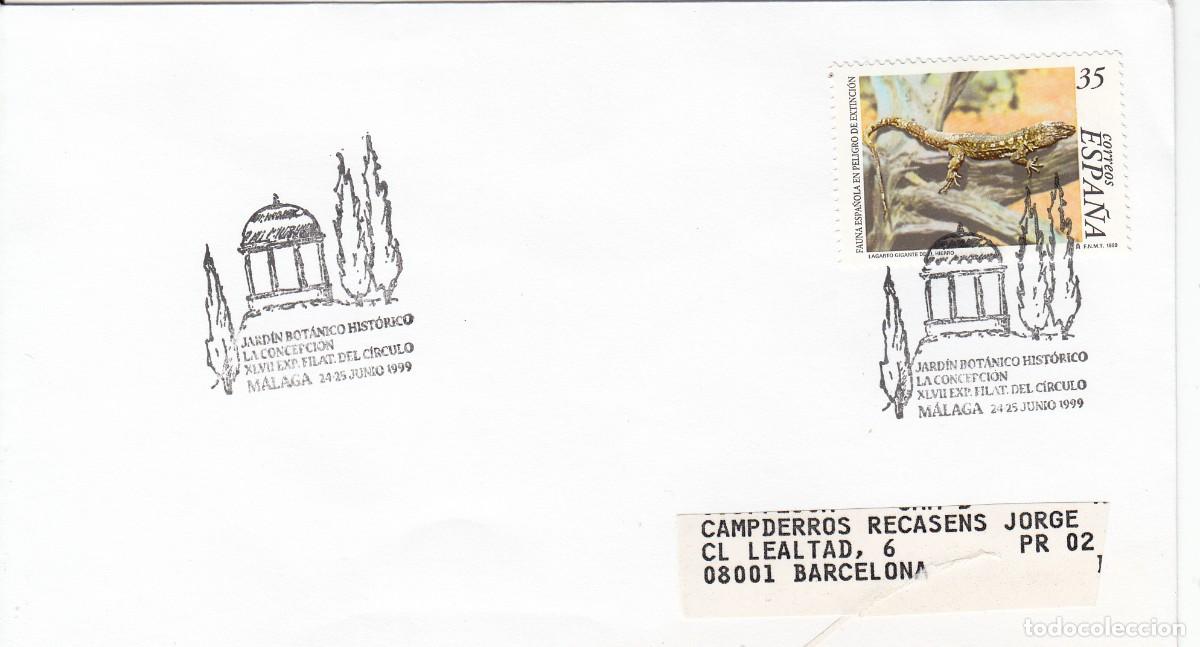 Sellos: MATASELLOS JARDIN BOT&Aacute;NICO LA CONCEPCI&Oacute;N -M&Aacute;LAGA - 1999