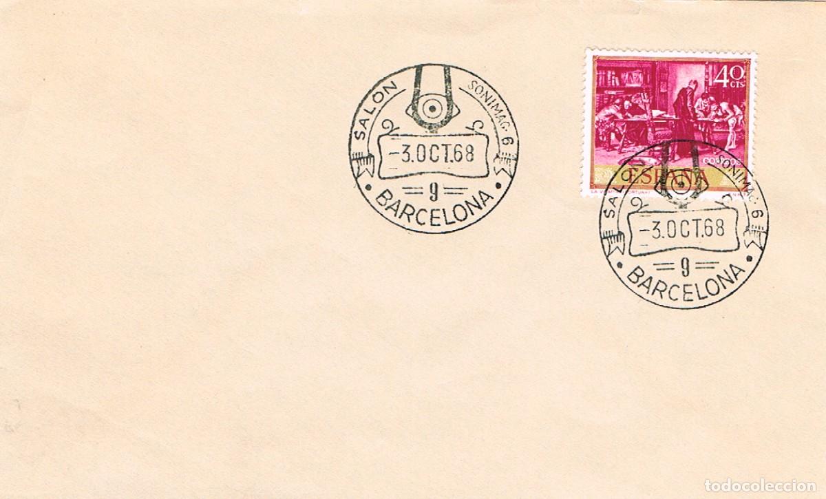 Sellos: A&Ntilde;O 1968, SONIMAG, SALON DE LA IMAGEN, EL SONIDO Y LA ELECTRONICA