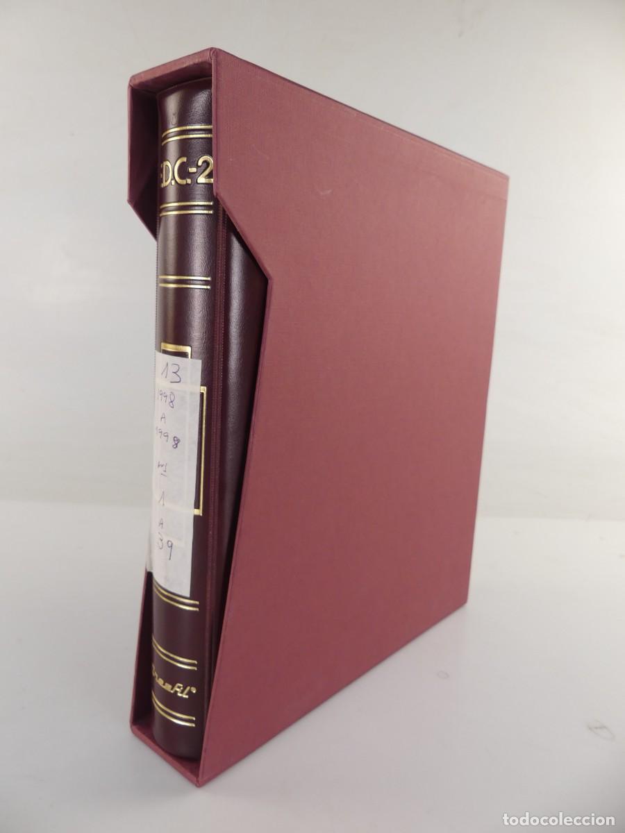 Sellos: ALBUM CON COLECCION DE SOBRES FILATELICOS