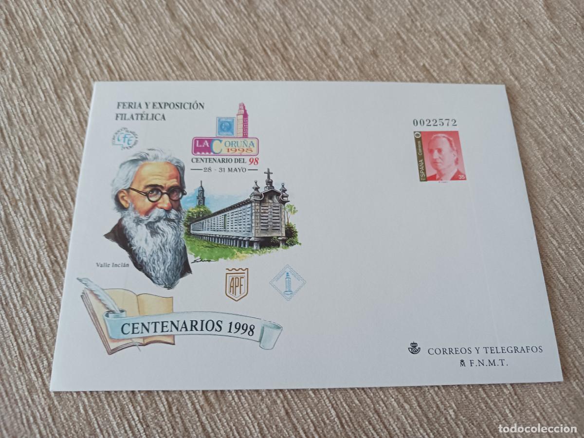 Sellos: IV CENTENARIO VALLE INCLAN FERIA FILATELIA 98, MADRID 1998