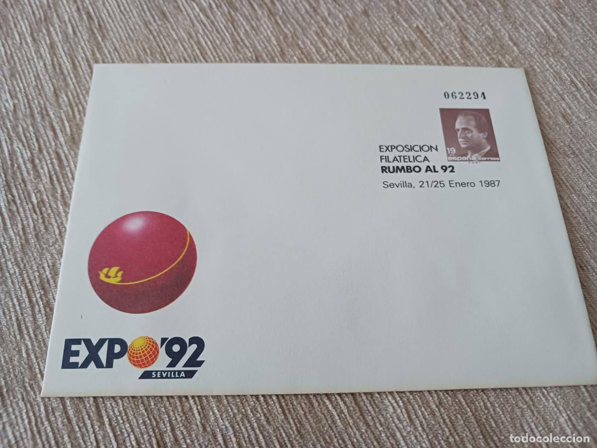 Sellos: SOBRE CONMEMORATIVOS EXPO 92, RUMBO AL 92
