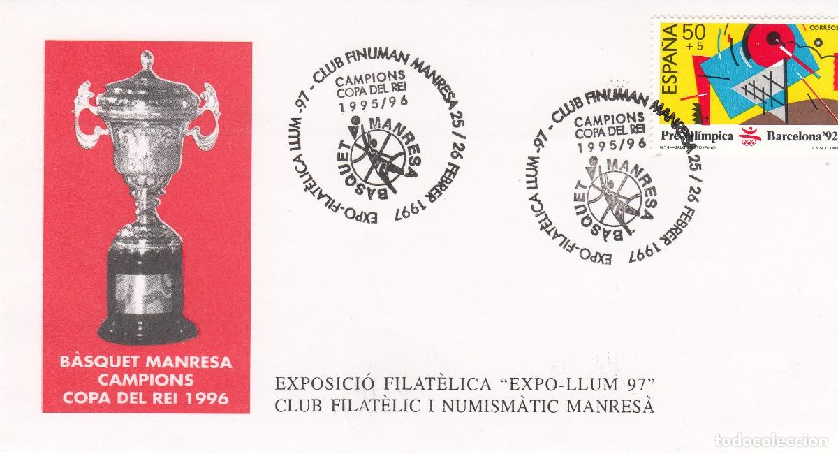 Sellos: MATASELLOS TEM. BALONCESTO - EXPOLLUM - BASQUET MANRESA - 1997