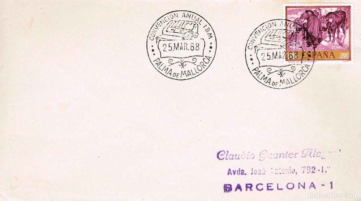 Sellos: A&ntilde;o 1968, PALMA DE MALLORCA, CONVENCION ANUALDE IBM
