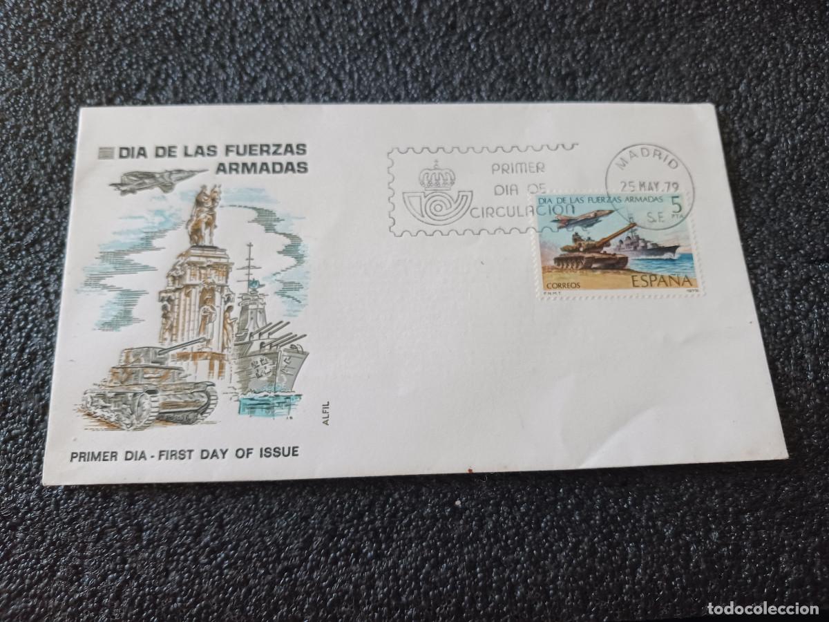 Sellos: sobre primer dia de emision, DIA de las FUERZAS ARMADAS MADRID 1979