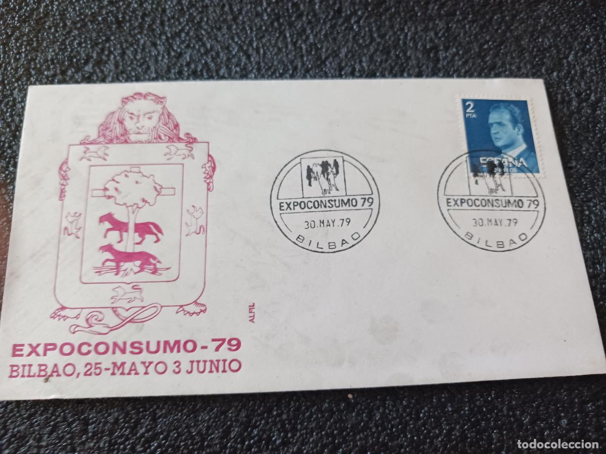 Sellos: sobre primer dia de emision, EXPOCONSUMO 79, BILBAO 30 MAYO 1979.